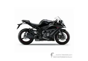 Decals for Kawasaki ZX10R 2011 - Black • Kawasaki OEM Decals