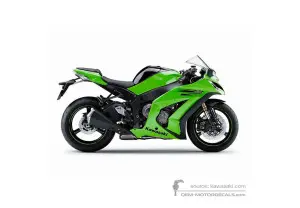 Aufkleber für Kawasaki ZX10R 2011 - Grün • Kawasaki OEM-Aufkleber