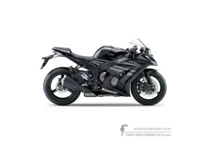 Pegatinas para Kawasaki ZX10R 2015 - Negro • Kawasaki Pegatinas OEM
