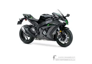 Pegatinas para Kawasaki ZX10R 2018 - Negro • Kawasaki Pegatinas OEM