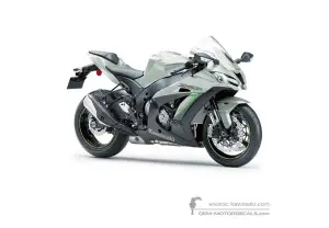 Aufkleber für Kawasaki ZX10R 2018 - Silber • Kawasaki OEM-Aufkleber