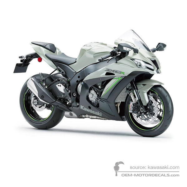 Aufkleber für Kawasaki ZX10R 2018 - Silber • Kawasaki OEM-Aufkleber