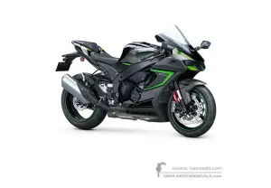 Aufkleber für Kawasaki ZX10R 2021 - Schwarz • Kawasaki OEM-Aufkleber