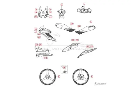Kawasaki ZX10R 2023 - Negro Blanco