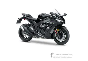 Naklejki do Kawasaki ZX10RR 2017 - Ebony • Kawasaki Naklejki OEM