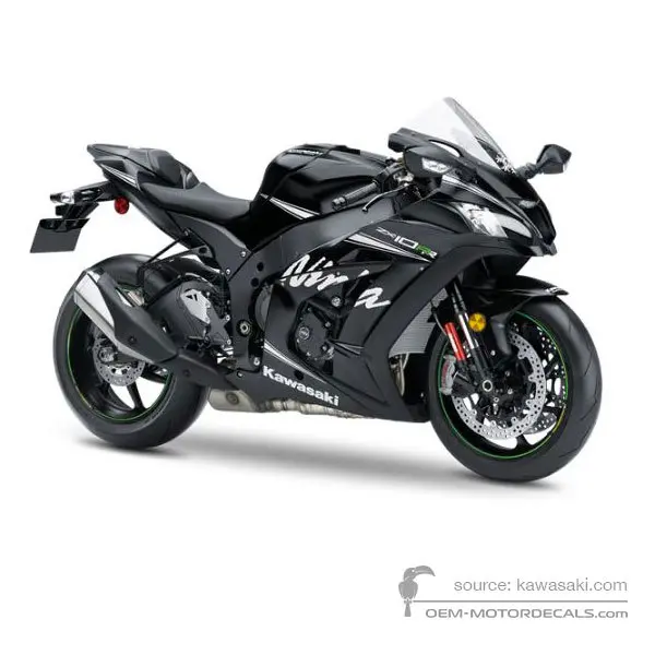 Kawasaki ZX10RR 2018 - Ebony - Flat Ebony