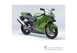 Decals for Kawasaki ZX12R 2000 - Green • Kawasaki OEM Decals