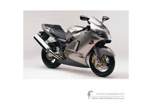 Decals for Kawasaki ZX12R 2000 - Silver • Kawasaki OEM Decals