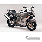 Kawasaki ZX12R 2001 - Silber