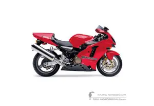 Decals for Kawasaki ZX12R 2002 - Red • Kawasaki OEM Decals