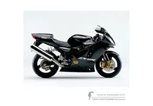 Decals for Kawasaki ZX12R 2004 - Black • Kawasaki OEM Decals