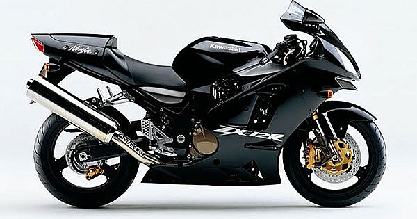 OEM Decals Kawasaki ZX12R 2004 - Black • Original Stickers