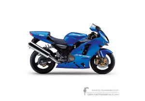 Decals for Kawasaki ZX12R 2005 - Blue • Kawasaki OEM Decals