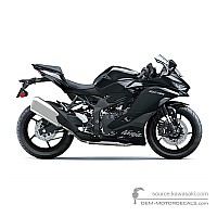 OEM Decals Kawasaki NINJA ZX4R 2024 - Black • Original Stickers
