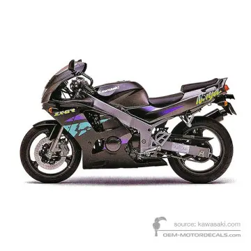 Kawasaki ZX6R 1996 - Ebony - Ebony
