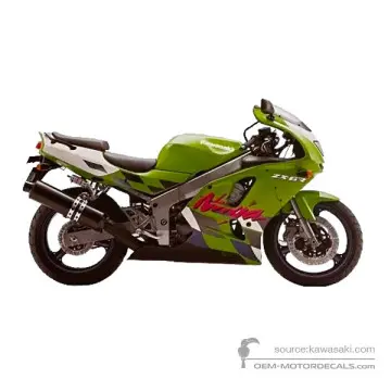 Kawasaki ZX6R 1997 - Groen - Lime Green