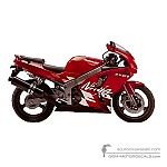 Kawasaki ZX6R 1997 - Red