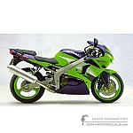 Kawasaki ZX6R 1998 - Verde