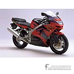 Kawasaki ZX6R 1998 - Rood