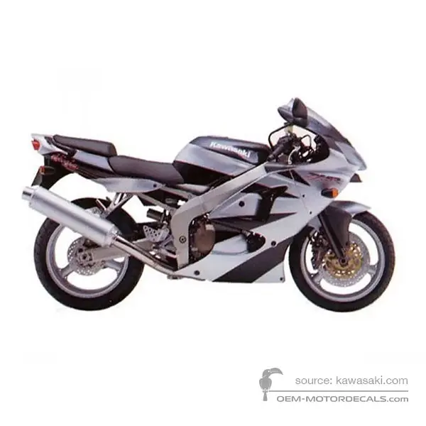 Kawasaki ZX6R 2000 - Silver - Galaxy Silver