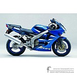 Kawasaki ZX6R 2001 - Blauw