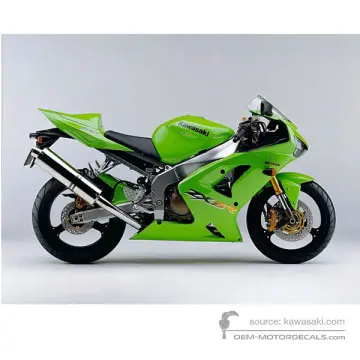 Kawasaki ZX6R 2003 - Groen - Lime Green