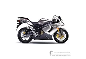 Aufkleber für Kawasaki ZX6R 2005 - Titan • Kawasaki OEM-Aufkleber