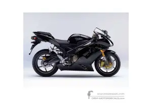 Pegatinas para Kawasaki ZX6R 2006 - Negro • Kawasaki Pegatinas OEM