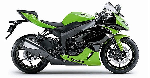 ⚡️⚡️⚡️ OEM Decals Kawasaki ZX6R 2012 - Green • Original Stickers