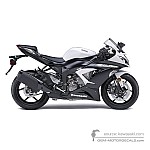 Kawasaki ZX6R 2013 - White