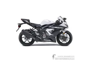 Aufkleber für Kawasaki ZX6R 2013 - Weiss • Kawasaki OEM-Aufkleber