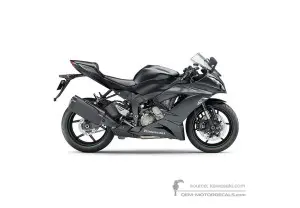 Aufkleber für Kawasaki ZX6R 2016 - Grau • Kawasaki OEM-Aufkleber