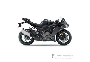 Aufkleber für Kawasaki ZX6R 2019 - Schwarz • Kawasaki OEM-Aufkleber