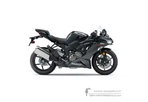 Pegatinas para Kawasaki ZX6R 2020 - Negro • Kawasaki Pegatinas OEM