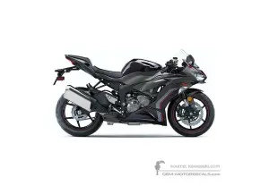Pegatinas para Kawasaki ZX6R 2023 - Gris • Kawasaki Pegatinas OEM