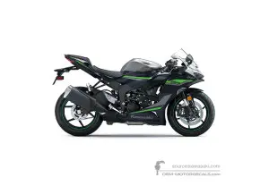 Aufkleber für Kawasaki NINJA ZX6R 2024 - Grau • Kawasaki OEM-Aufkleber