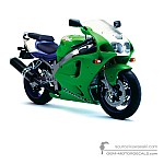 Kawasaki ZX7R 1997 - Green