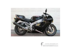 Aufkleber für Kawasaki ZX7R 1997 - Ebony • Kawasaki OEM-Aufkleber