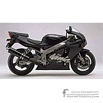 Kawasaki ZX7R 1998 - Negro