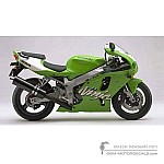 Kawasaki ZX7R 1998 - Verde