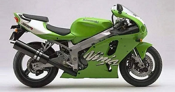 mrk OEM Decals Kawasaki ZX7R 1998 - Green • Original Stickers