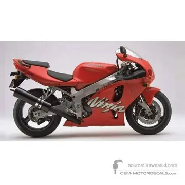 Kawasaki ZX7R 1998 - Czerwony - Firecracker Red