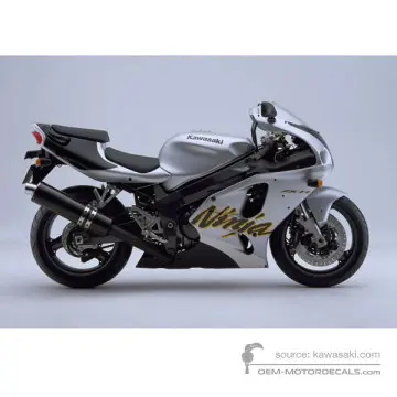 Kawasaki ZX7R 1999 - Srebrny - Galaxy Silver