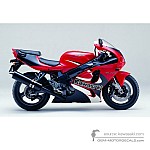 Kawasaki ZX7R 2001 - Red