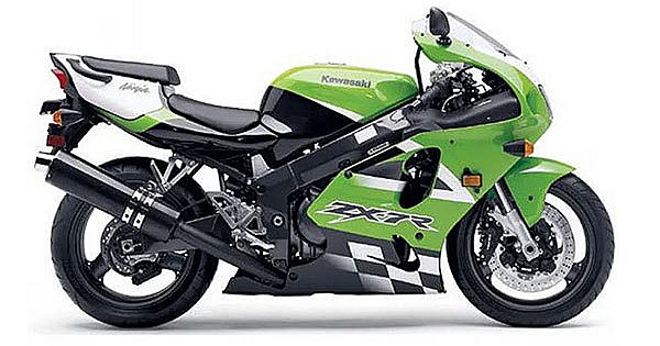 OEM Decals Kawasaki ZX7R 2002 - Green • Original Stickers