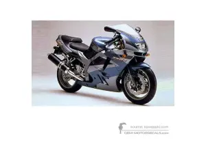 Adesivi per Kawasaki ZX9R 1994 - Blu • Kawasaki Adesivi OEM