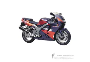 Pegatinas para Kawasaki ZX9R 1996 - Violeta • Kawasaki Pegatinas OEM