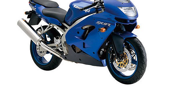 OEM Decals Kawasaki ZX9R 1998 - Blue • Original Stickers