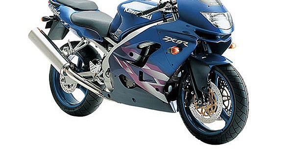 OEM Decals Kawasaki ZX9R 1999 - Blue • Original Stickers