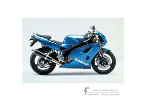 Decals for Kawasaki ZXR750 1991 - Blue • Kawasaki OEM Decals